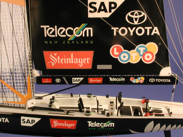 [Team New Zealand Ship Model]