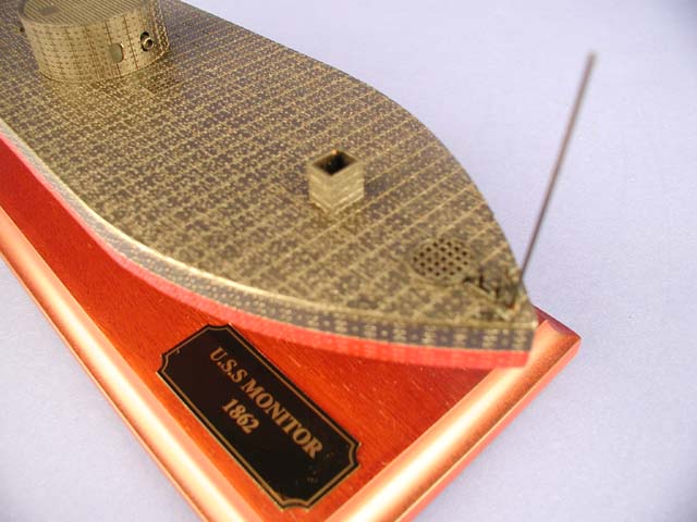[USS Monitor Ship Model]